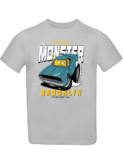 Camiseta infantil de Monstercar con diseño de pequeño monstruo de dibujos animados SK