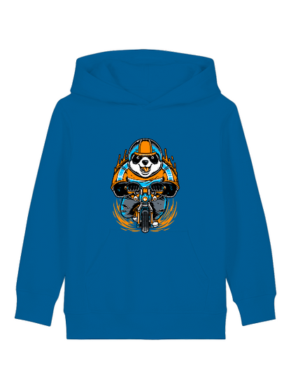 Cartoon Panda Biker - Mini Cruiser Hoodie 2.0