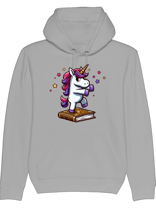 Cruiser Hoodie Unicorn Dancing on Book