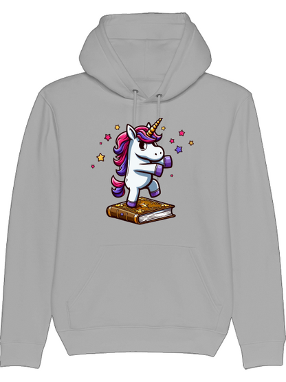 Sudadera con capucha Cruiser Unicornio bailando en el libro