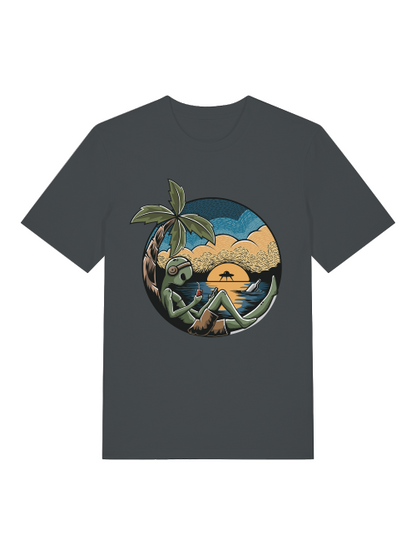 Alien Chill Time - Camiseta unisex de manga corta de algodón orgánico para adultos Creator T-Shirt 2.0 ST/ST SH