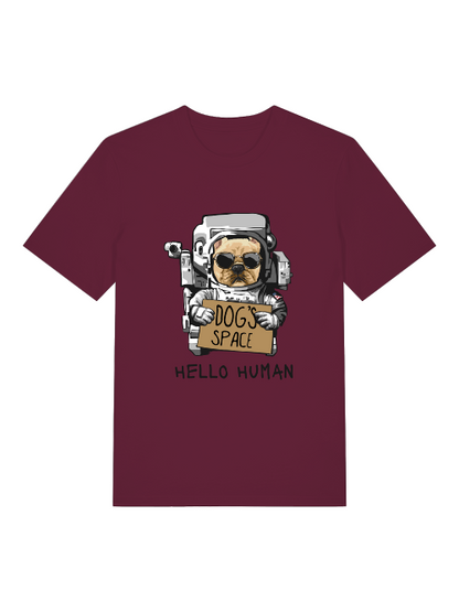 Astronauta Perros Espacio - Camiseta unisex para adultos de algodón orgánico de manga corta Creator T-Shirt 2.0 ST/ST SH