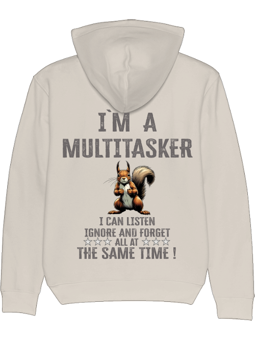 Cruiser Hoodie I`ma Multitasker Squirrel