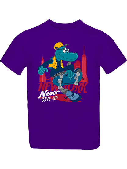 Camiseta infantil de dibujos animados "Nunca te rindas, Croco" SK