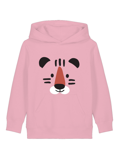 Cartoon Tiger Gesicht - Mini Cruiser Hoodie 2.0 Kinder Kapuzenpullover SK