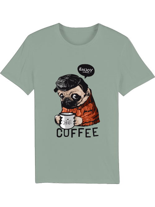 Dog enjoy coffee Chill - Creator T-Shirt SK