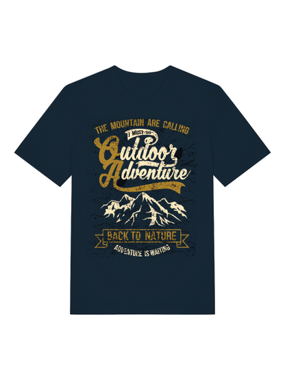 Aventura al aire libre De vuelta a la naturaleza - Camiseta unisex de manga corta de algodón orgánico para adultos Creator T-Shirt 2.0 ST/ST SH
