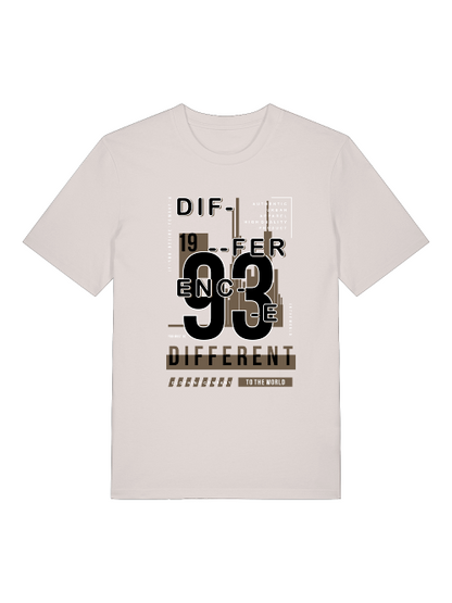 Difference 1993 URBAN Front - Unisex Erwachsenen Bio Baumwolle Kurzarm Shirt Creator T-Shirt 2.0 ST/St SK