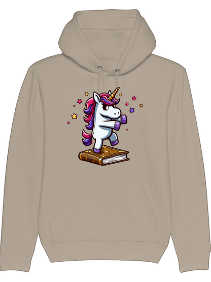 Sudadera con capucha Cruiser Unicornio bailando en el libro