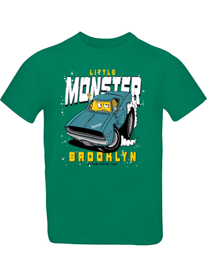 Camiseta infantil de Monstercar con diseño de pequeño monstruo de dibujos animados SK
