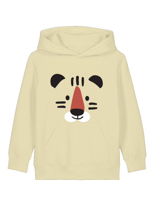 Cartoon Tiger Gesicht - Mini Cruiser Hoodie 2.0 Kinder Kapuzenpullover SK