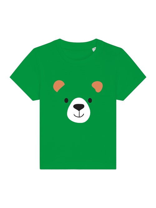 Cara de oso de dibujos animados - Camiseta Baby Creator