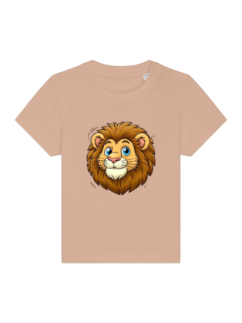 Cartoon süßer Löwenkopf Baby Creator T-Shirt SK