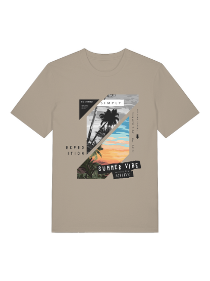 Summer Vibe Forever - Camiseta unisex de manga corta de algodón orgánico para adultos Creator T-Shirt 2.0 ST/ST SH