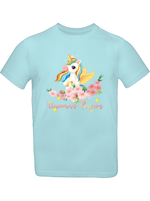 Cartoon Einhorn Power T-Shirt Kids SK