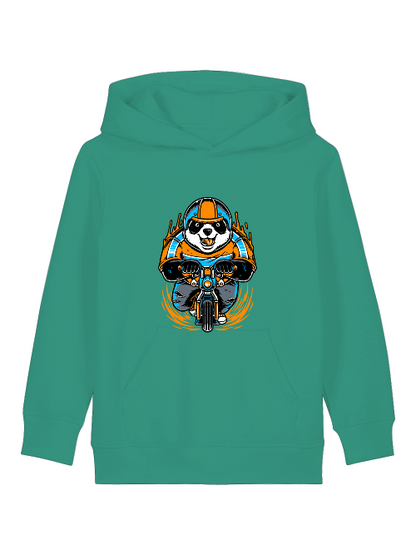 Cartoon Panda Biker - Mini Cruiser Hoodie 2.0