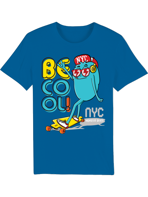 Be Cool Monster Skate Creador Camiseta