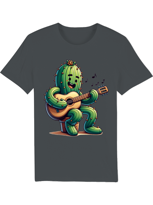 Cartoon Kaktus Gitarrenspieler - Creator T-Shirt SK