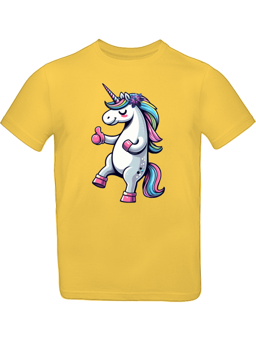 Einhorn mit Daumen hoch T-Shirt Kids SK