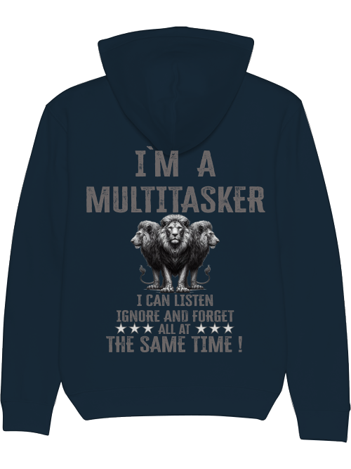 Cruiser Hoodie I`ma Multitasker 3 Lions