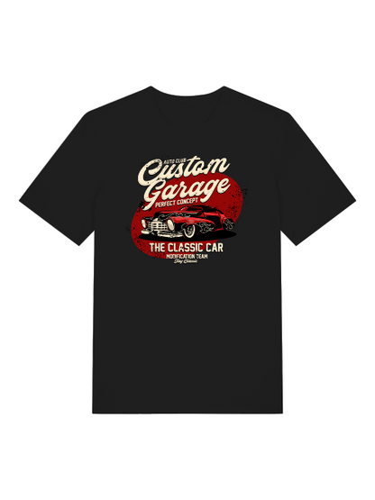 Custom Garage Perfect Concept Classic Car - Camiseta unisex de manga corta de algodón orgánico para adultos Creator T-Shirt 2.0 ST/St SH
