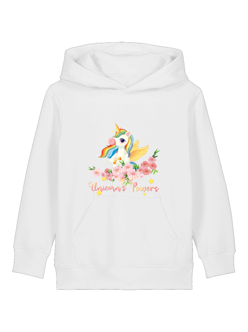 Cartoon Einhorn Power - Mini Cruiser Hoodie 2.0 Kinder Kapuzenpullover SK