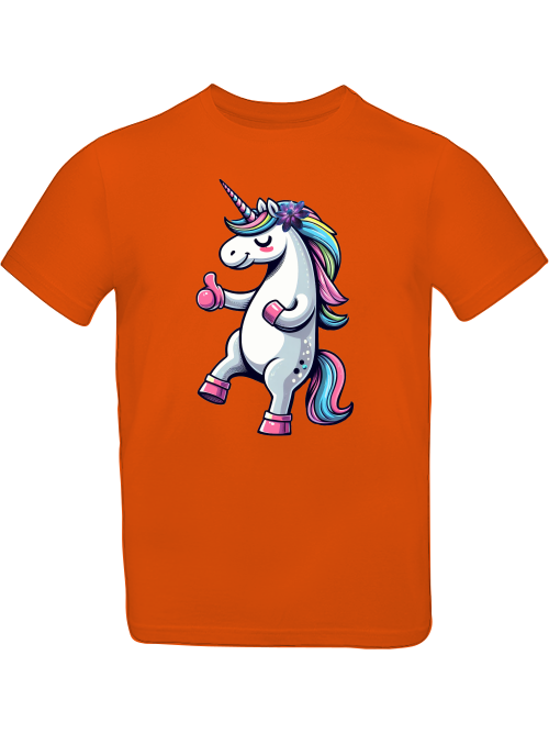 Einhorn mit Daumen hoch T-Shirt Kids SK