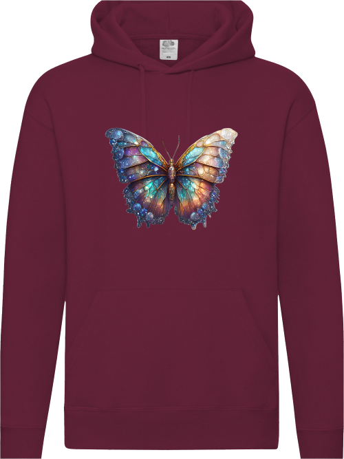 Premium Hooded Sweat Hoodie Partner Shirt Gallaxie Butterfly