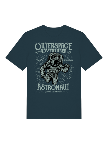 Aventurero espacial astronauta - Camiseta unisex de manga corta de algodón orgánico para adultos Creator T-Shirt 2.0 ST/ST SH