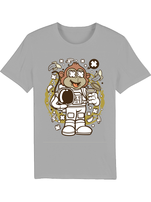 Cartoon Monkey Astronaut Creator T-Shirt SK