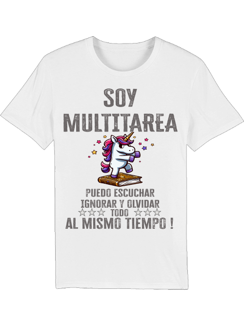 Creator T-Shirt Soy Multitarea Unicorn Book Dance