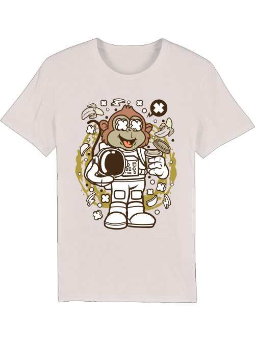 Cartoon Monkey Astronaut Creator T-Shirt SK