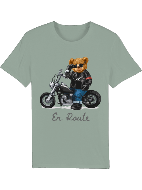 Biker Teddy En Route - Creator T-Shirt SK