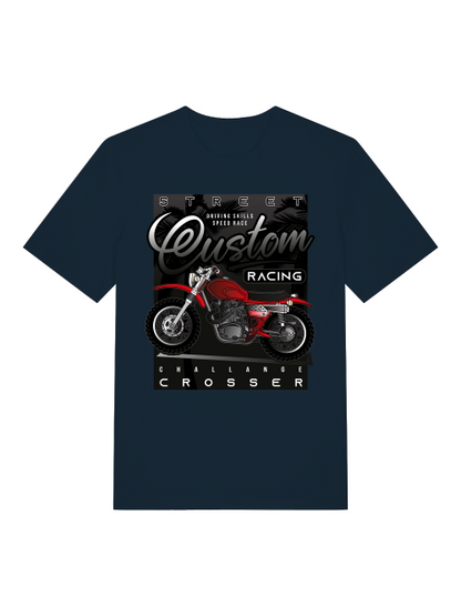 Street Racing Custom Crosser - Camiseta unisex de manga corta de algodón orgánico para adultos Creator T-Shirt 2.0 ST/ST SH