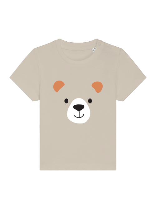 Cara de oso de dibujos animados - Camiseta Baby Creator