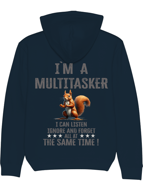 Cruiser Hoodie I`ma Multitasker Squirrel Puzzle