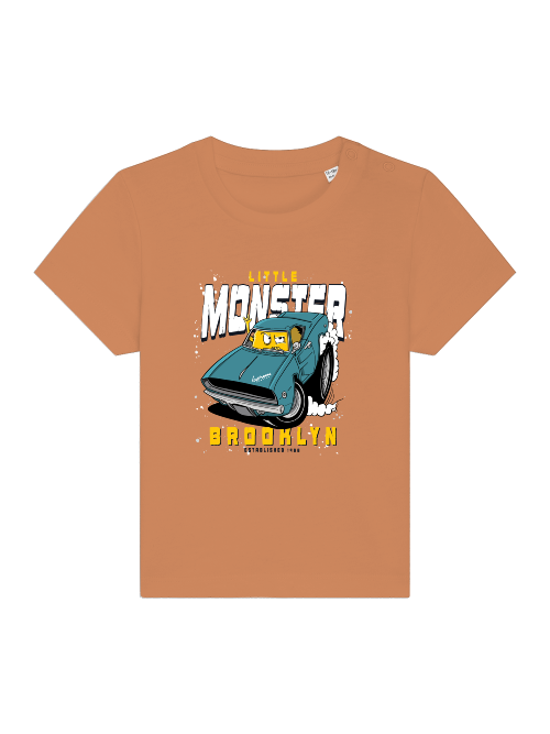 Cartoon Little Monster Monstercar - Baby Creator T-Shirt SK