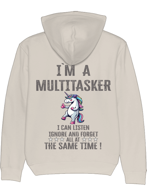 Cruiser Hoodie I`ma Multitasker Unicorn Thumbs Up