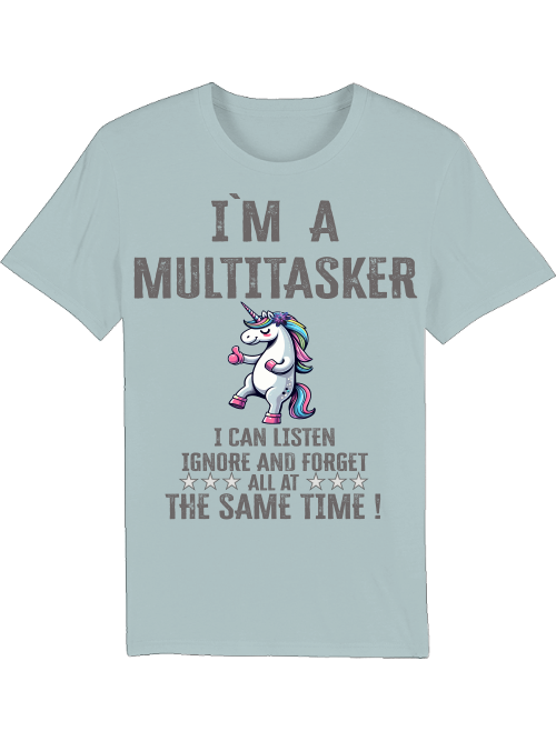 Creator T-Shirt I`ma Multitasker Unicorn Thumbs Up