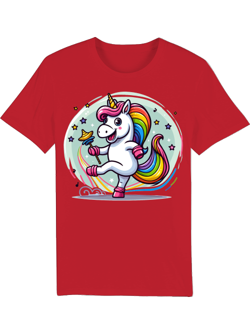 Einhorn tanzt mit Blase Creator T-Shirt