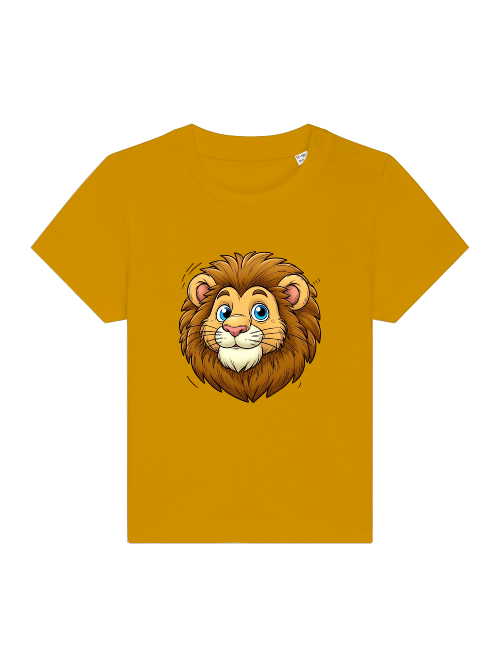 Cartoon süßer Löwenkopf Baby Creator T-Shirt SK