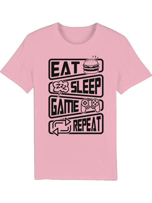 Eat Sleep Game Repeat - Creator T-Shirt SK