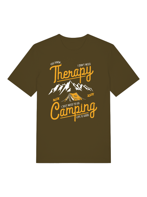Terapia de acampada - Camiseta unisex de manga corta de algodón orgánico para adultos Creator T-Shirt 2.0 ST/ST SH