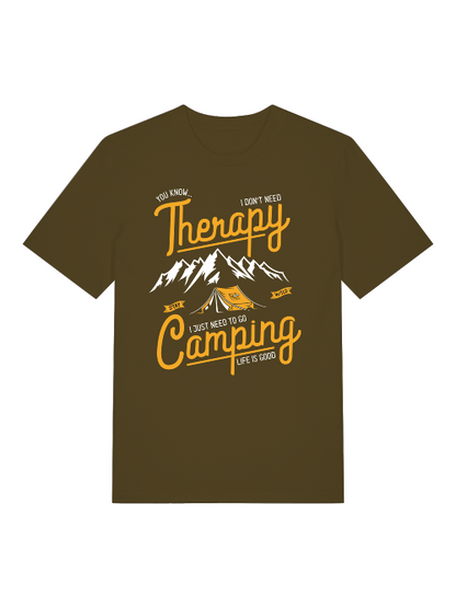 Terapia de acampada - Camiseta unisex de manga corta de algodón orgánico para adultos Creator T-Shirt 2.0 ST/ST SH