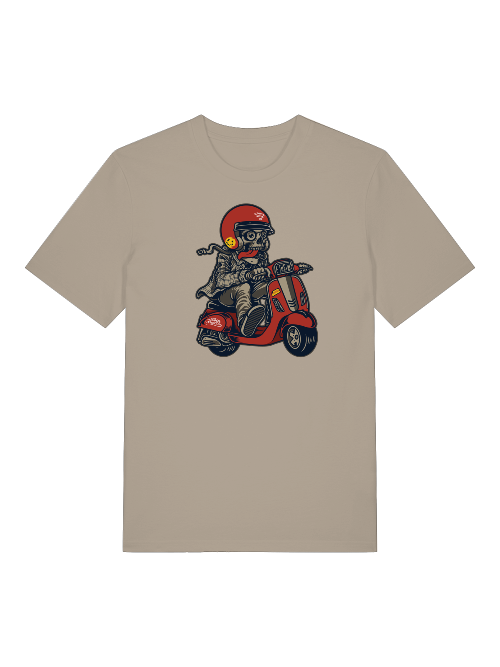 Scooter Never Die - Camiseta unisex de manga corta de algodón orgánico para adultos Creator T-Shirt 2.0 ST/St SH