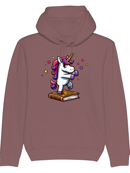 Sudadera con capucha Cruiser Unicornio bailando en el libro