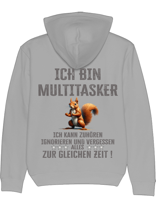 Cruiser Hoodie I am Multitasker Squirrel Puzzle