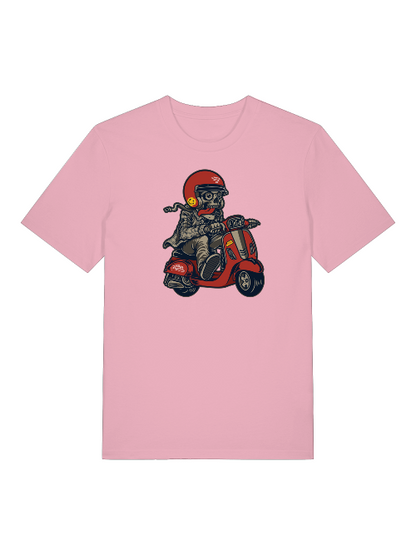 Scooter Never Die - Camiseta unisex de manga corta de algodón orgánico para adultos Creator T-Shirt 2.0 ST/St SH