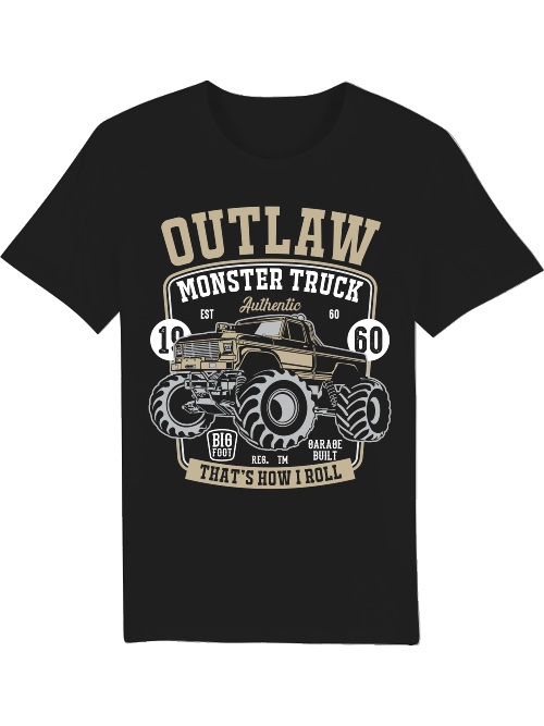 Camiseta Outlaw Monster Truck Creator