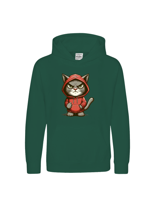 Grimmige Katze - Kids Premium Hoodie SK